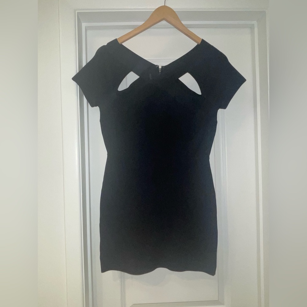 Bcbg black bandage dress. Perfect condition size medium